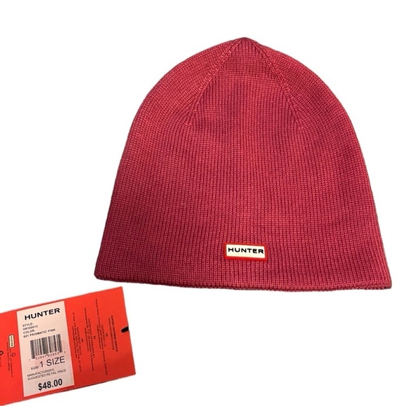 NEW Hunter | Beanie Hat Prismatic‎ Pink - Picture 1 of 5
